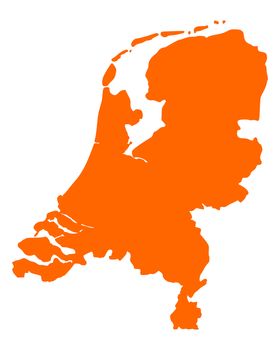 Map of the Netherlands