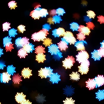 abstract disco  colored stars motion background