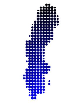 Map of Sweden