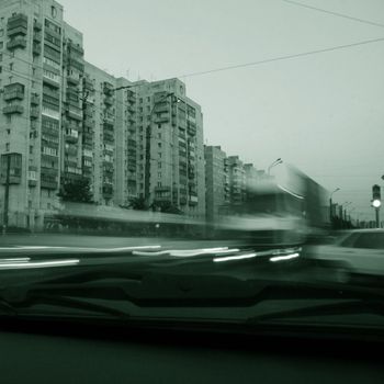 trafic road car motions background