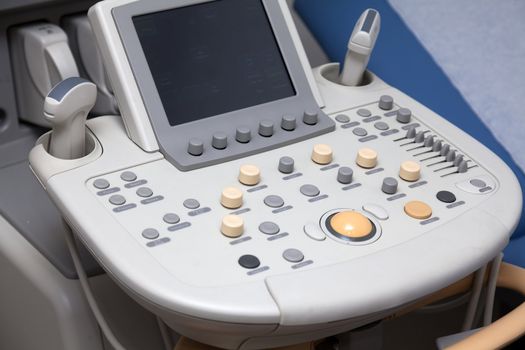 Ultrasound device. Medical tool. Diagnostic tool in medicine.
