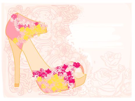 shoes vintage poster
