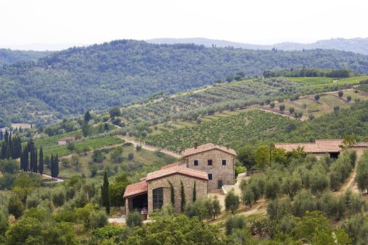 typical tuscan house