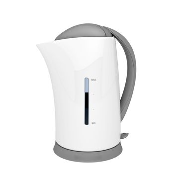 Electric kettle isolated on white background