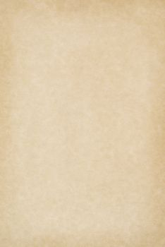 A clean, blank sheet of yellowed parchment paper for background texture and copy space.