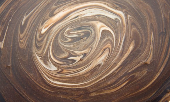 Picture of chocolate texture mixed with some icrecream