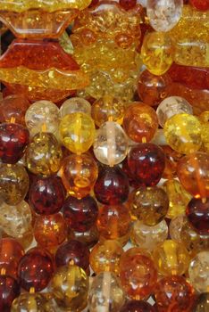 Texture from the different semi precious stone beads