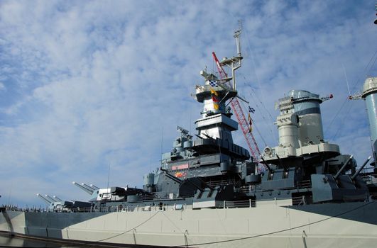 Battleship North Carolina at it's home in Wilmington