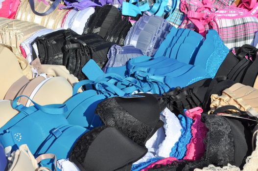 Brassiere aka bra, woman underwear to support breasts