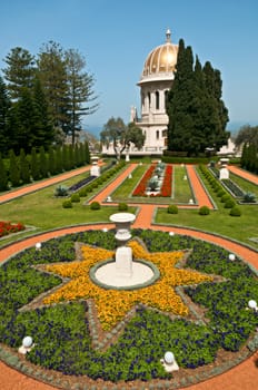 Bahai Gardens in Haifa Israel