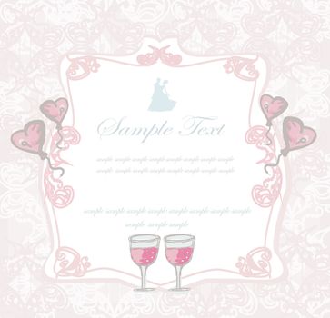 elegant wedding invitation