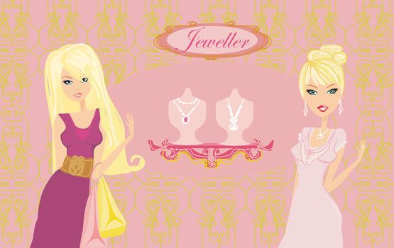 Girls and jewellerys