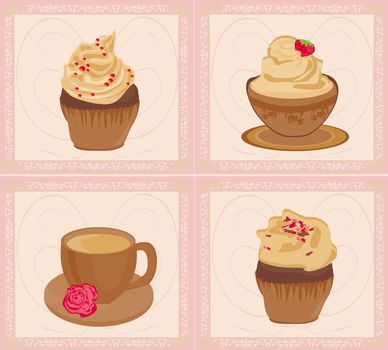 sweet dessert set