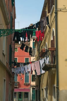 Yard in the area of the Castello in Venice