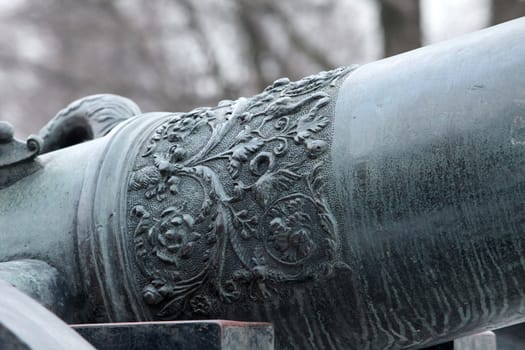 old bronze cannon