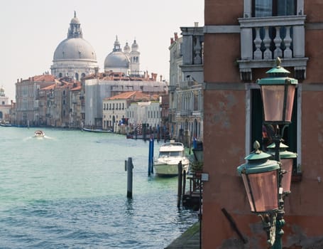 Venice. View of the Cathedral of Santa Maria della Salute