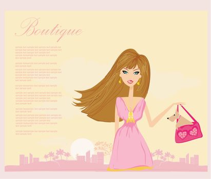 fashion girl Shopping