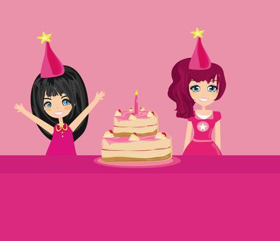 Vector birthday party