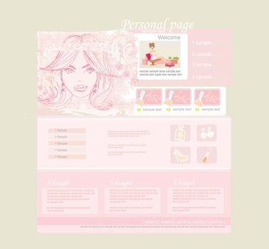 Fashion shopping Website template