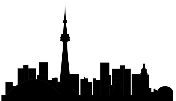 Toronto canada skyline