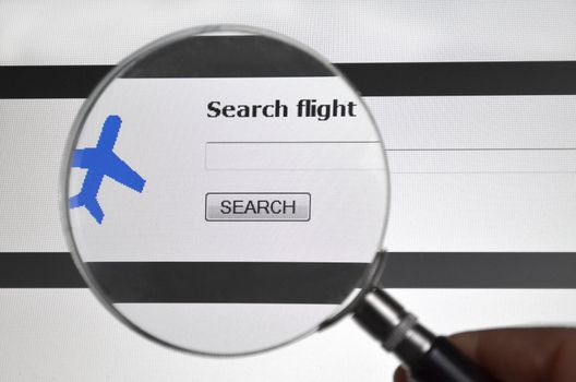 Search flight, airline search service on the web