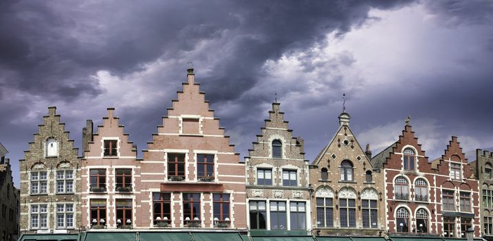 Buildings of Bruges, Belgium