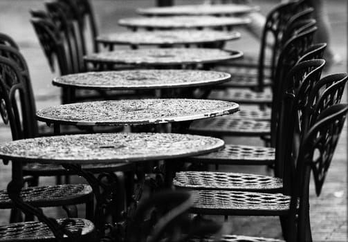 tables and chairs outdoor