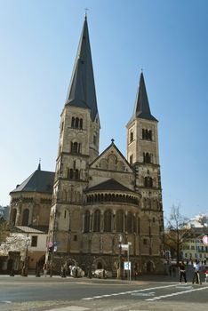 Minster, one of the oldest churches in Germany, emblem of the City of Bonn