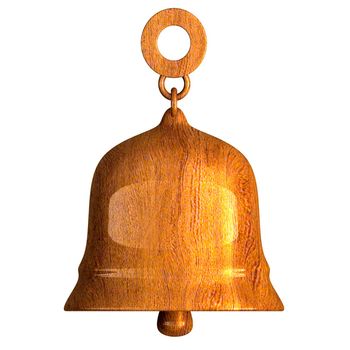 bell in wood (3D) 