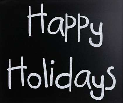 Happy Holidays Vector Lettering