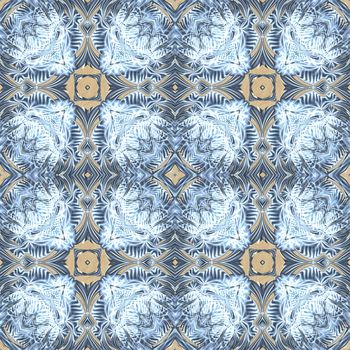 Detailed Abstract Seamless Pattern