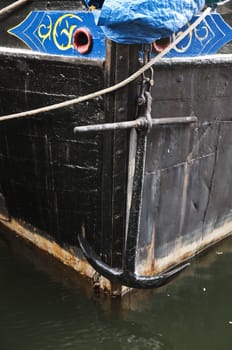 bow of an old boat