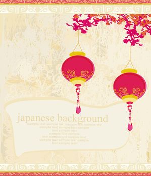Chinese New Year card, vector