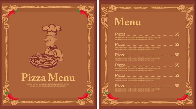 Pizza Menu Template