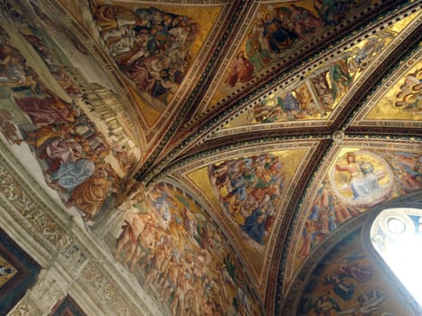 Orvieto - Duomo interior. Cappella Nova or of San Brizio