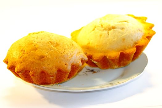 cakes on a white background, dinner, lunch, breakfast