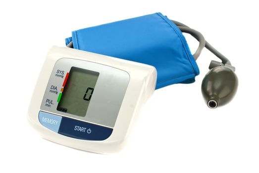 Medical instrument for measuring pressure on a white background