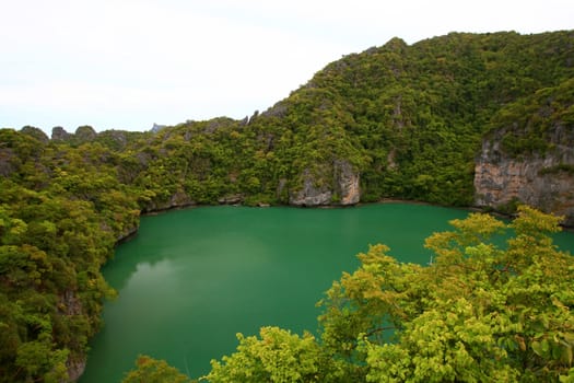 Emerald Lagoon at Samui Island south of Thailand