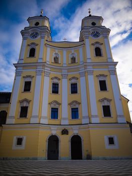 The Basilica church in Mondsee, Austria