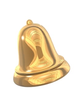 3D golden bell