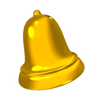 3D golden bell