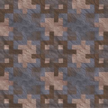 Ancient Stone Floor Seamless Pattern - Hyper Realistic Illustration