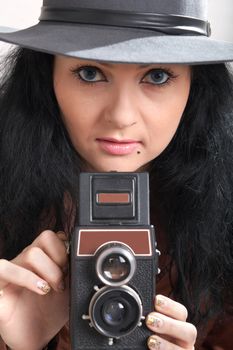 An image of nice photographer in studio