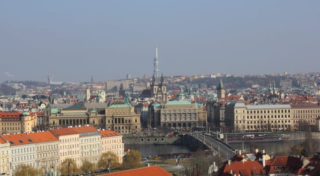 View over Prague