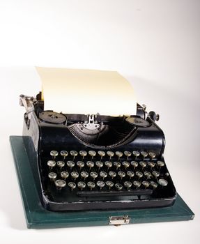 The typewriter is intended to print any texts on a paper