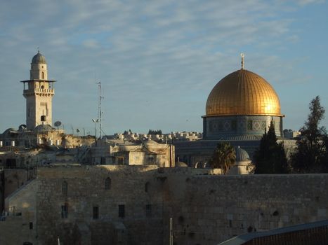 Al-Aqsa Mosque in Jerusalem stands upon a site that is holy to both Muslims and Jews.