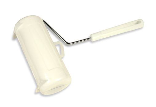 roller for a paint  isolated on white with clipping path