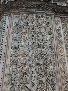 Orvieto - Duomo facade. The second pillar--the Messianic Prophesies
