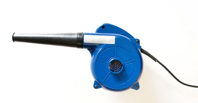Leaf blower tool on white background 