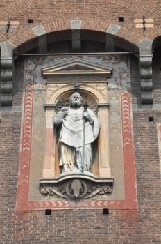 Sforza's Castle in Milan, Italy (Europe)